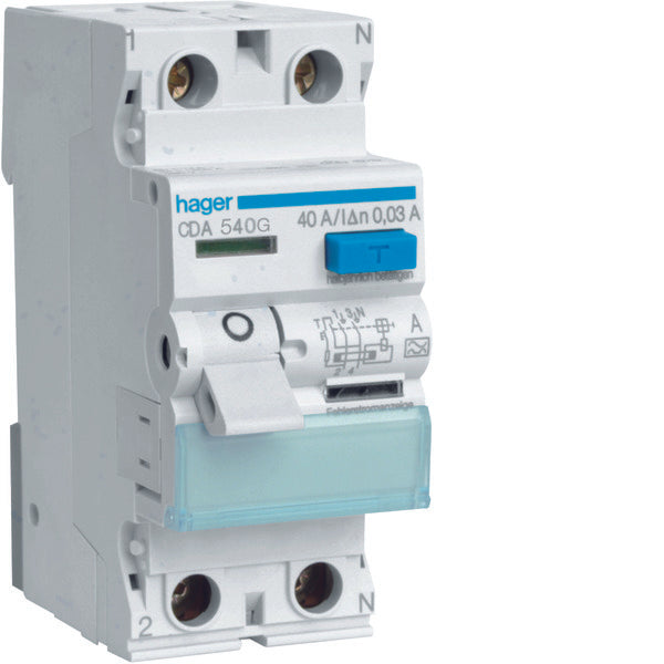 Hager Class A Ground Fault Circuit Interrupter - CDA540G