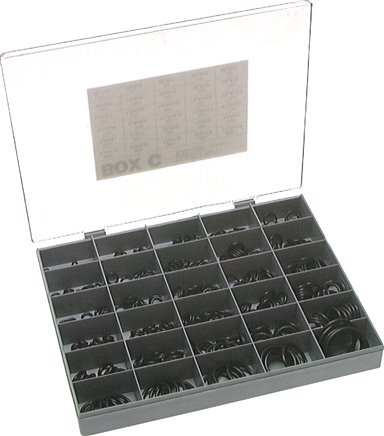 NBR 70 O-Ring Assortment – 30 To 50mm Cord, 2.5mm Thick, Oil-Resistant Sealing Rings (DIN 3771)