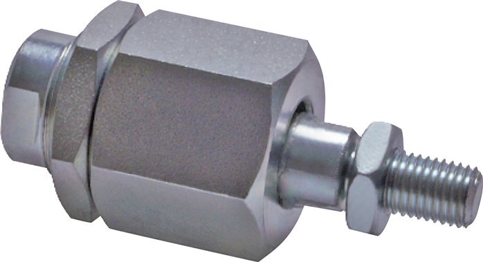 Floating Joint M12 x 1.25 for Cylinder Zinc plated steel