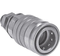 Hydraulic Couplings ISO 7241-1 A With Tube Connection And Bulkhead