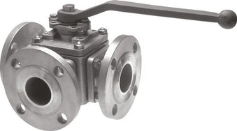 3-Way Flanged Ball Valves