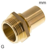 Hose Barb Fittings G-Threads Male EN 14420-5/DIN 2817 Safety Collar
