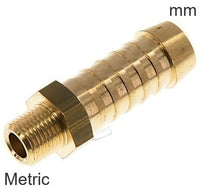 Hose Barb Fittings Brass Metric-Threads Male PN16