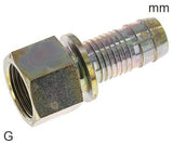 Featured image of collection - Hose Barb Fittings Steel G-Threads Female PN25 Safety Collar