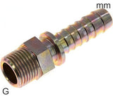 Featured image of collection - Hose Barb Fittings Steel G-Threads Male Safety Collar