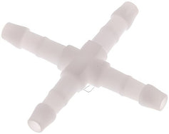 Cross Hose Barbs Plastic PN8
