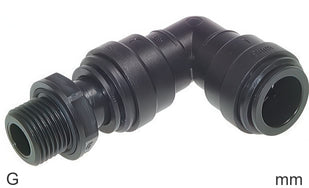 Elbow Push-In Fittings Plastic G-Threads Male | Tameson.com