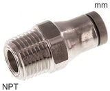 Featured image of collection - Push-In Fittings Stainless Steel NPT-Threads Male FDA