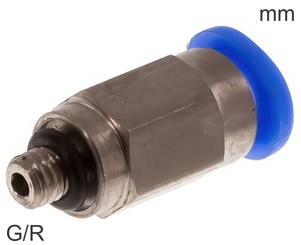 Push-In Fittings Brass And Plastic G/R-Threads Male | Tameson.com