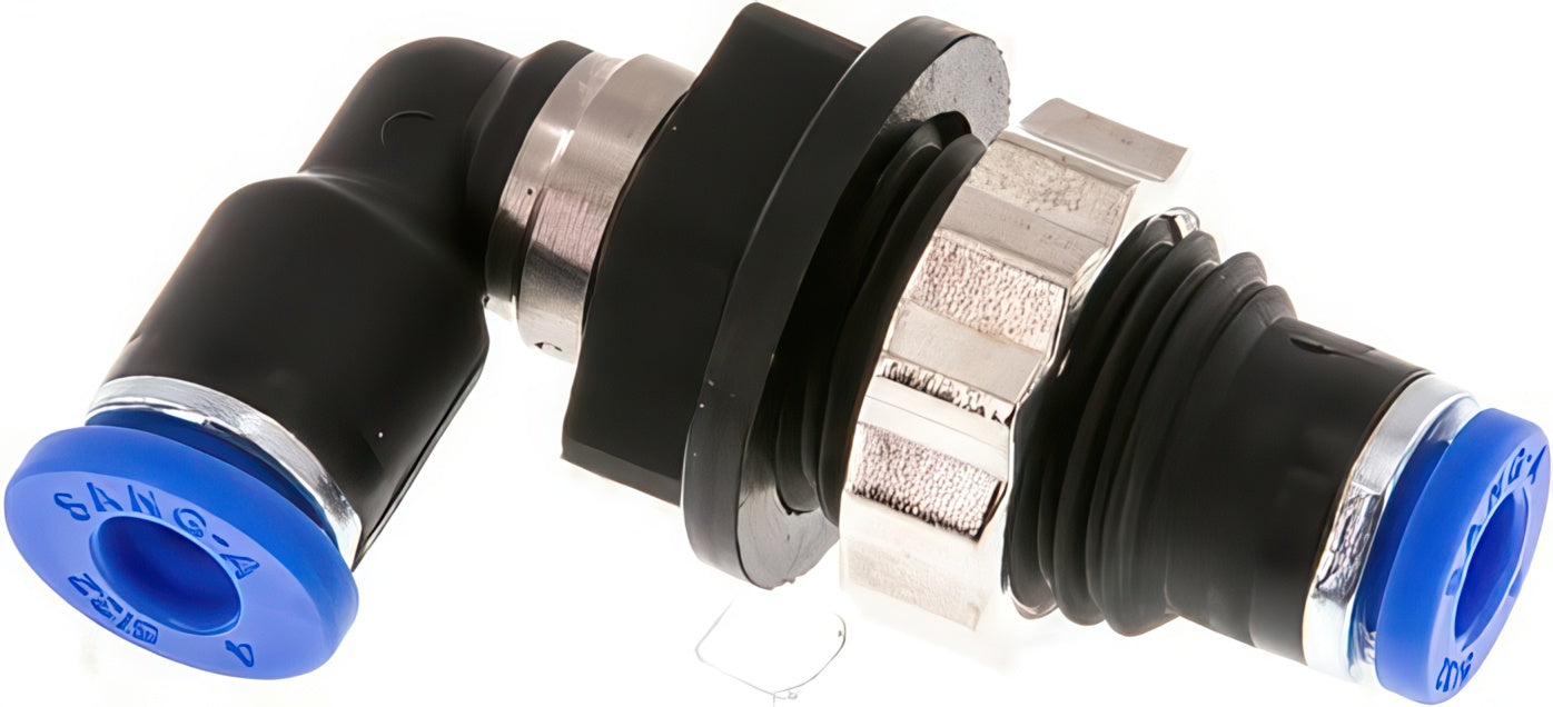Elbow Bulkhead Push-In Fittings Brass And Plastic | Tameson.com