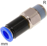 Featured image of collection - Swivel Push-In Fittings Brass and Plastic R-Threads Male One Ball Bearing