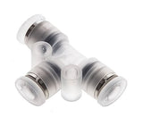 Featured image of collection - Push-In Tee Fittings Stainless Steel and PP