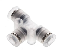 Push-In Tee Fittings Stainless Steel and PP