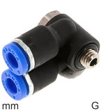 Featured image of collection - Push-In Y Fittings Brass and Plastic G-Threads Male Elbow Outer Hex