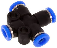 X Push-In Fitting Brass and Plastic (3-6mm)
