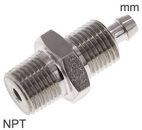 Push-On Fittings Stainless Steel NPT-Threads Male