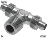 Featured image of collection - Push-On Tee Fittings Stainless Steel R-Threads Male T-Shape Without Nut