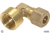 Featured image of collection - Compression Elbow Fittings Brass G-Threads Female