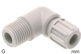 Compression Elbow Fittings Plastic PA G-Threads Male