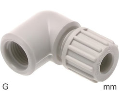 Compression Elbow Fittings Plastic G-Threads Female