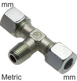 Featured image of collection - Compression Tee Fittings Stainless Steel Metric-Threads Male T-Shape