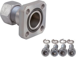 Straight Flange Fittings With Square Pump Flange