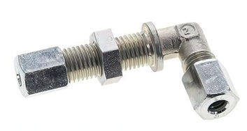 Cutting Ring Elbow Fittings Plastic Bulkhead