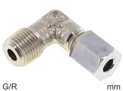 Cutting Ring Elbow Fittings Steel / Stainless Steel G/R-Threads Male