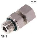 Featured image of collection - Cutting Ring Fittings Steel / Stainless Steel NPT-Threads Male Adjustable