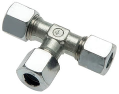 Cutting Ring Tee Fittings Steel / Stainless Steel