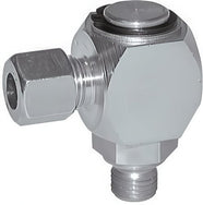 Elbow Swivel Joints Up to 10 Rpm With Metric Threads