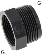 PVC Fittings Reduced With Cylindrical Male And Female Threads Short PN16