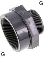 PVC Fittings Reduced With Cylindrical Male And Female Threads PN16