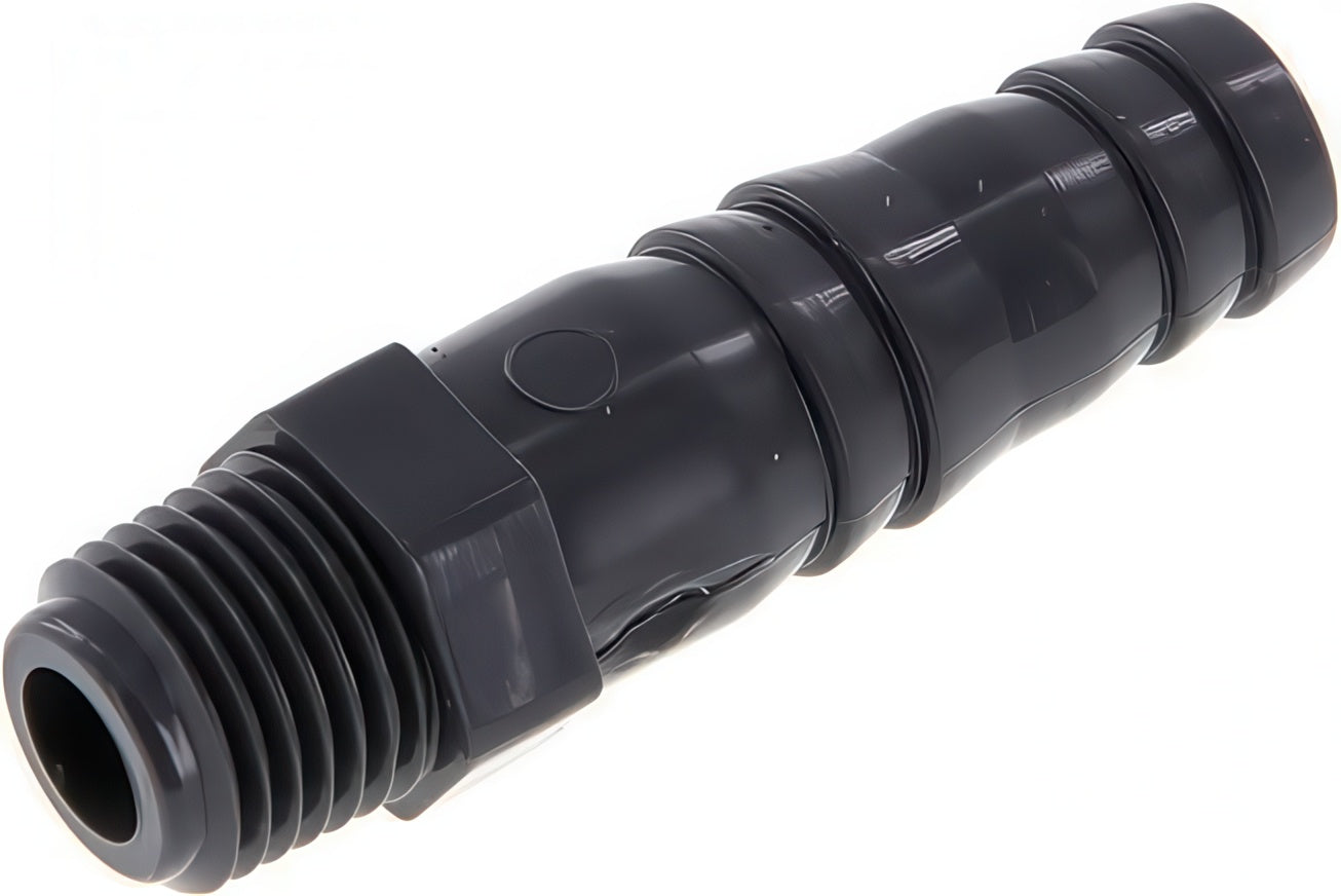 PVC Fittings With Hose Barb For Plastic Threads Up To 16 bar | Tameson.com
