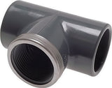 Featured image of collection - PVC Tee Fittings With Female Socket and Female Threads PN16