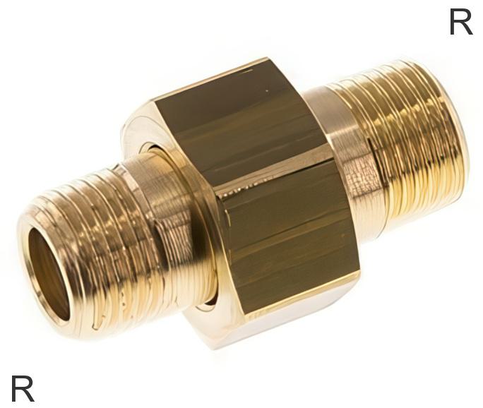 Double Nipples Brass / Cast Iron / Stainless Steel R-Threads Separable ...