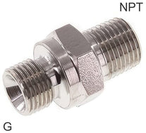 Double Nipples Stainless Steel G/NPT-Threads PN40