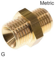 Double Nipples Brass G/Metric-Threads PN16
