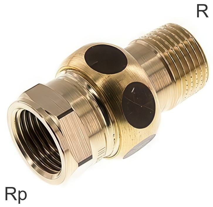 80mm Rp Thread Threaded Extensions Brass / Cast Iron / Stainless Steel R/Rp-Threads ...
