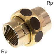 Socket Fittings Brass / Cast Iron / Stainless Steel Rp-Threads With Conical Seal PN25