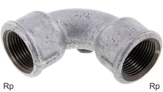 Angled Fittings 90deg Cast Iron Rp-Threads Female PN25