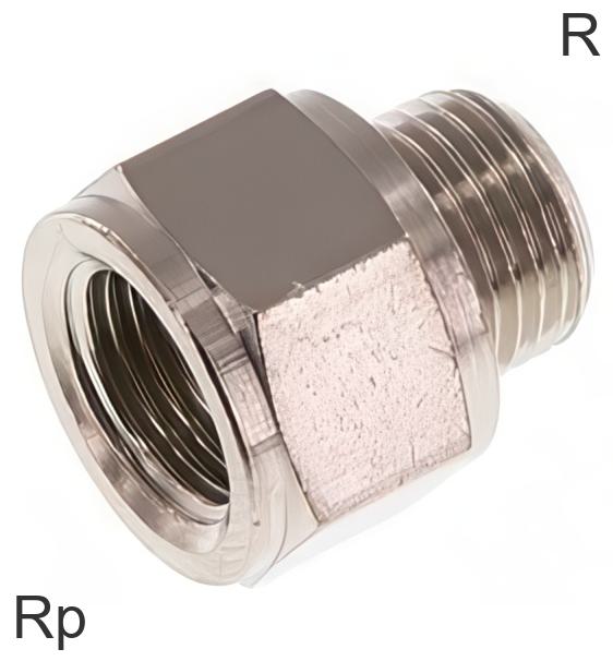 Rcvs Rp Thread Threaded Extensions Brass R/Rp-Threads PN16 | Tameson.com