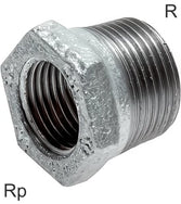 Reducing Nipple Fittings Casr Iron / Stainless Steel R/Rp-Threads PN25