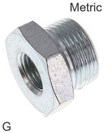 Reducing Nipple Fittings Steel G/Metric-Threads PN315