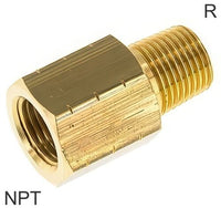 Reducing Nipple Fittings Brass / Stainless Steel R/NPT-Threads PN40