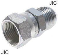 Reducing Nipple Fittings Steel / Stainless Steel JIC-Threads PN310