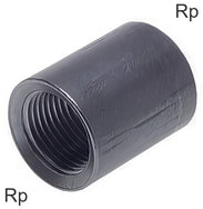Socket Fittings Stainless Steel Rp-Threads EN 10241/DIN 2986 PN40