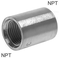Socket Fittings Stainless Steel NPT-Threads Round PN16 | Tameson.com