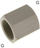 Socket Fittings Plastic G-Threads PN10