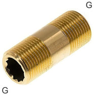 Threaded Pipe Fittings Brass / Steel / Stainless Steel G-Threads EN 10241/DIN 2982 PN50